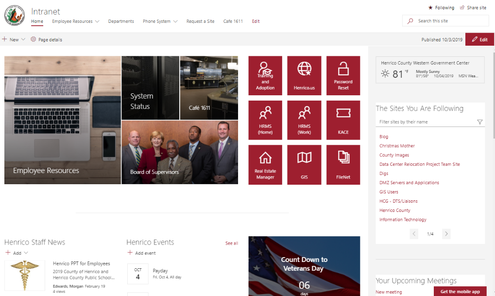 New Intranet